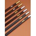 Paquet de 12 crayons de fusain Maries Pitt Graphite Mat 12B/14B/16B
