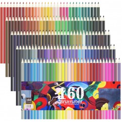 160 À base d'huile art crayons de couleur pré-affûtés