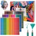72 crayons d'aquarelle professionnels Dessin d'art Numéroté Set crayons solubles